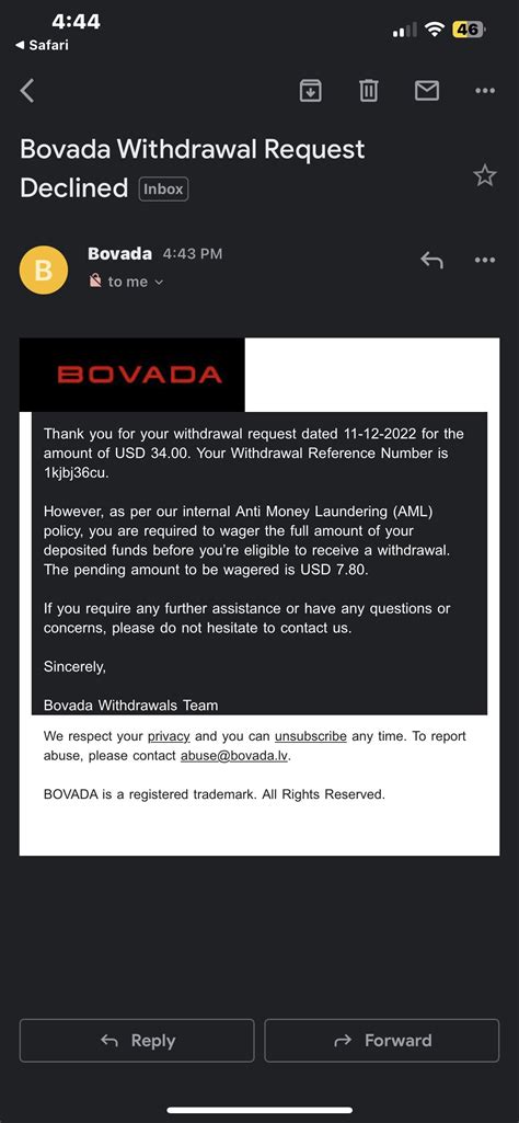 anti money laundering bovada